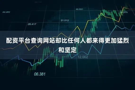 配资平台查询网站却比任何人都来得更加猛烈和坚定